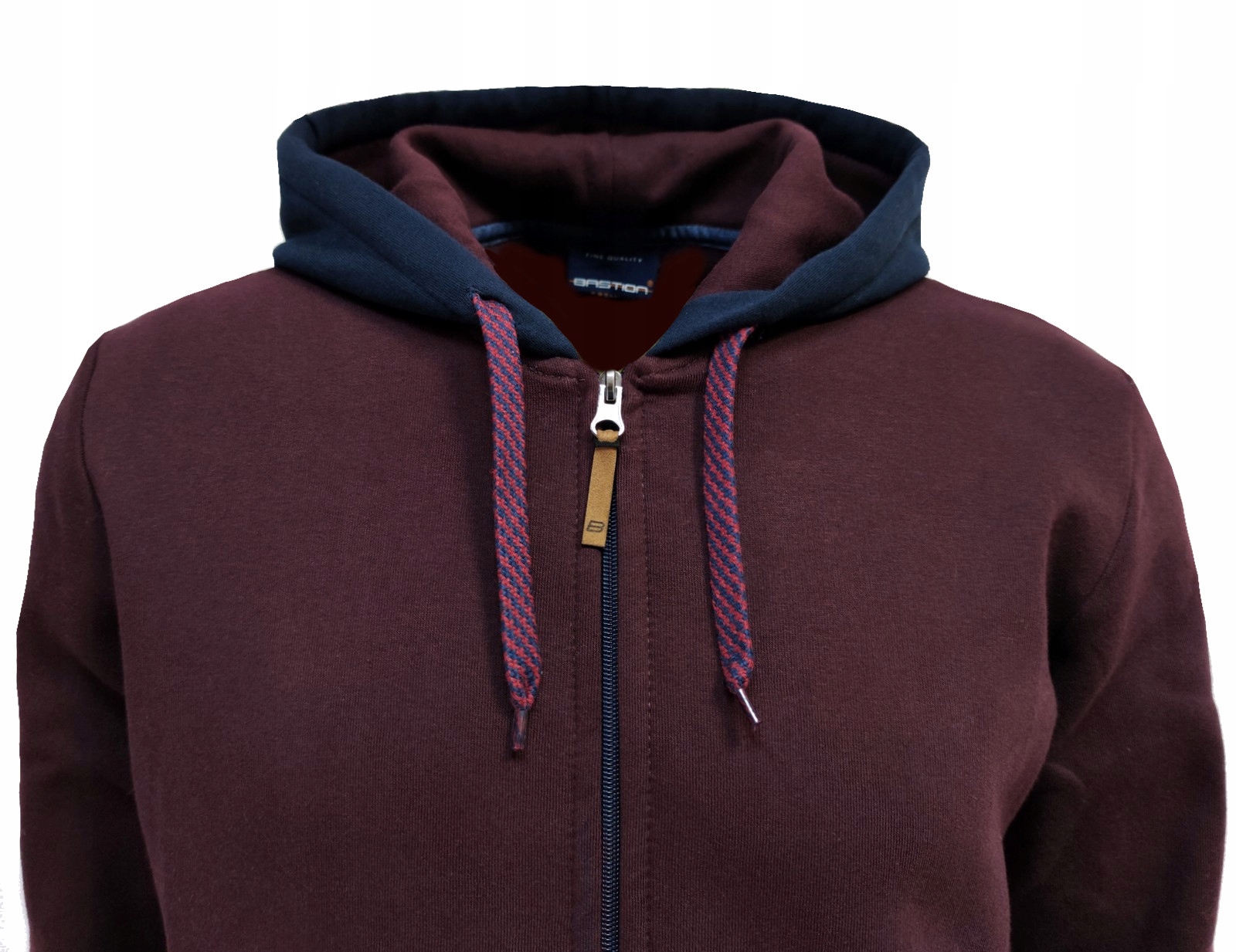 Bluza sweter męska bordowo-granatowa rozpinana M Rozmiar M