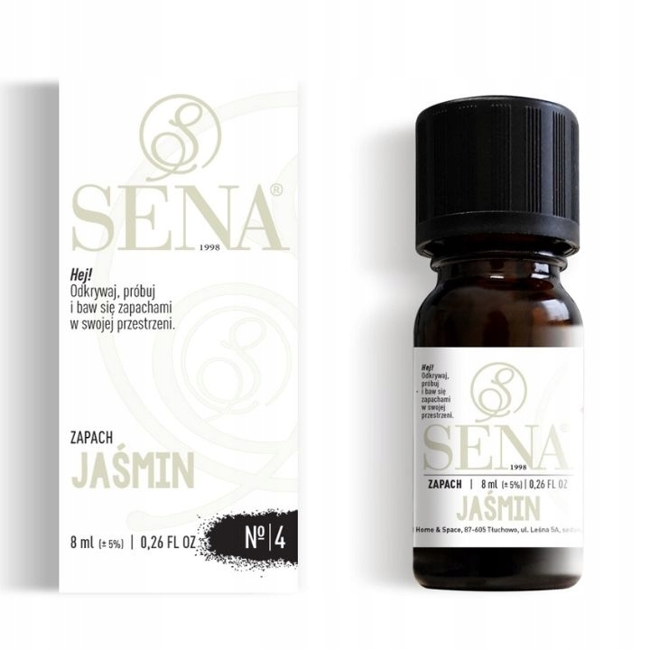 Sena Olejek zapachowy Jaśmin 8ml – Aromatyczny relaks w Twoim domu