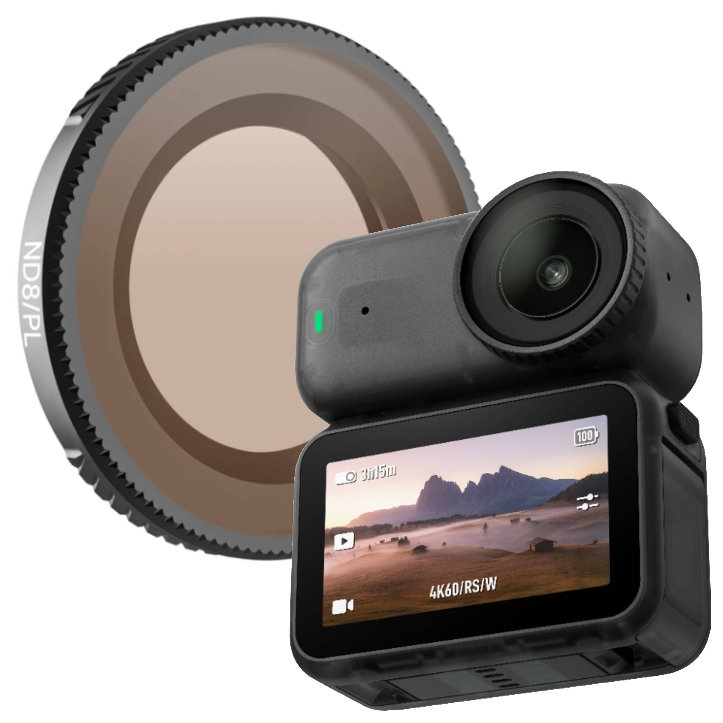 FILTR ND8/PL SZARY POLARYZACYJNY OCHRONNY DO KAMERY SPORTOWEJ DJI OSMO NANO – Idealne rozwiązanie dla profesjonalnych filmowców