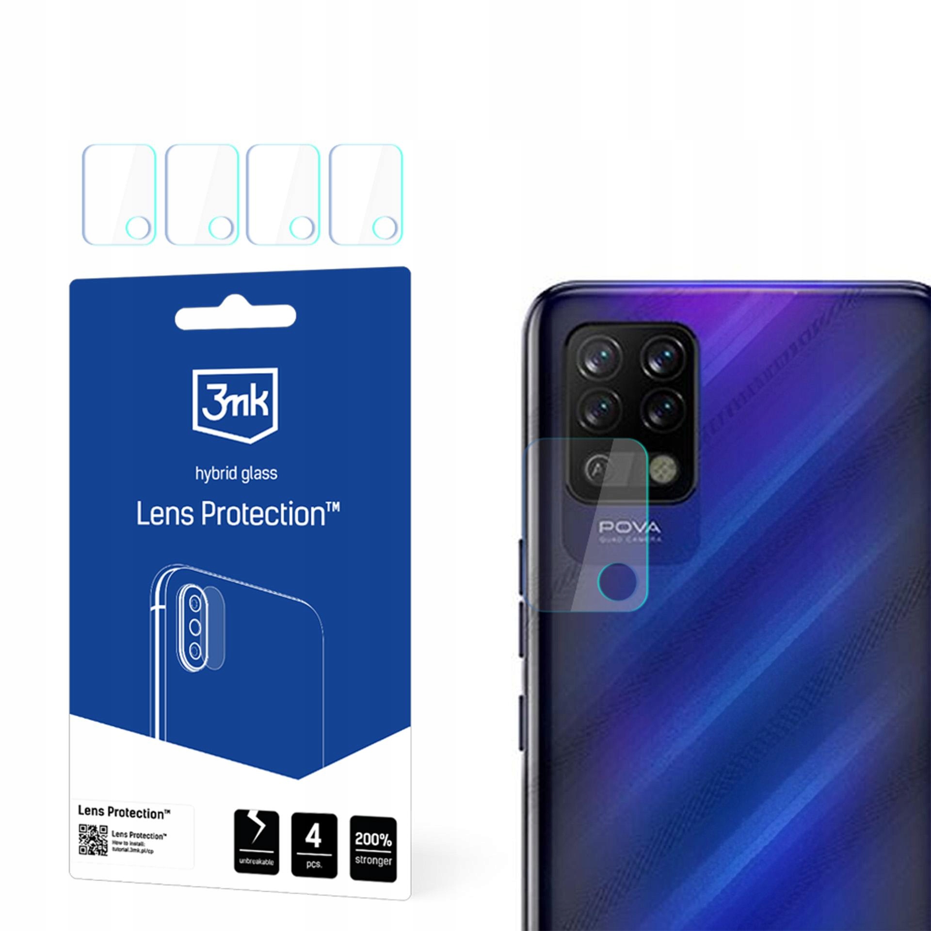 TECNO POVA - Ochrona obiektywu aparatu 3MK Lens Protection