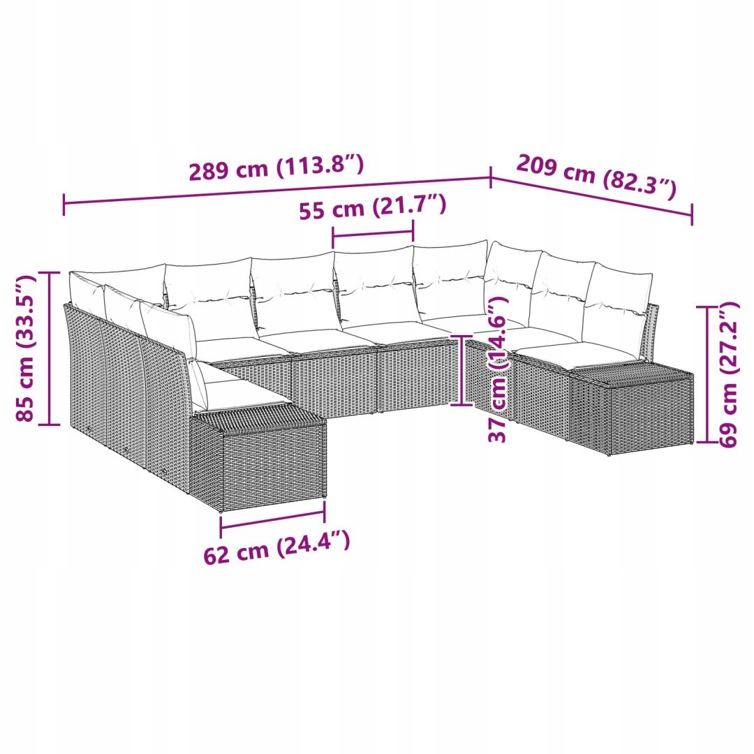 Łatwe czyszczenie dzięki zdejmowanym pokrywam poduszek