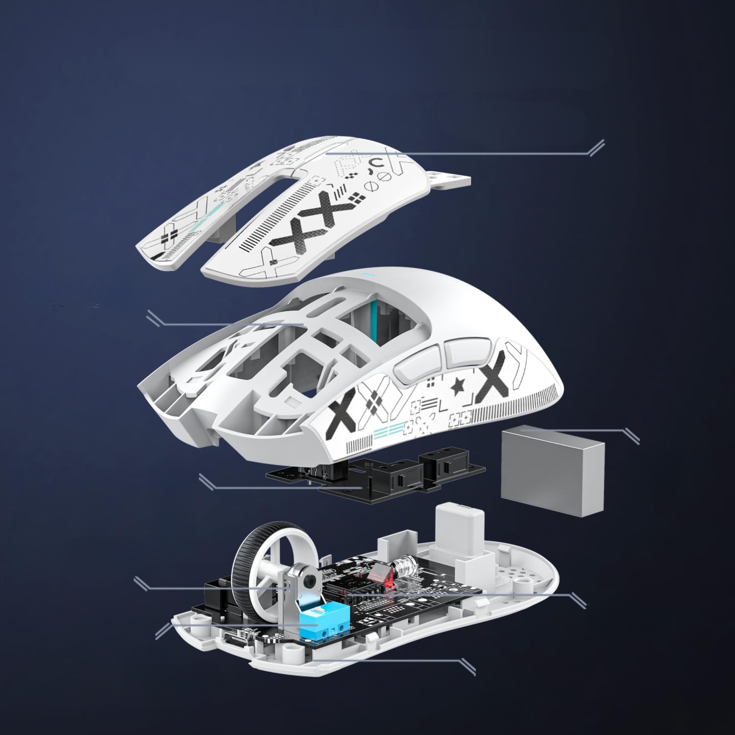 Precyzyjny sensor PixArt 3311 – Doskonała dokładność do 22 000 DPI