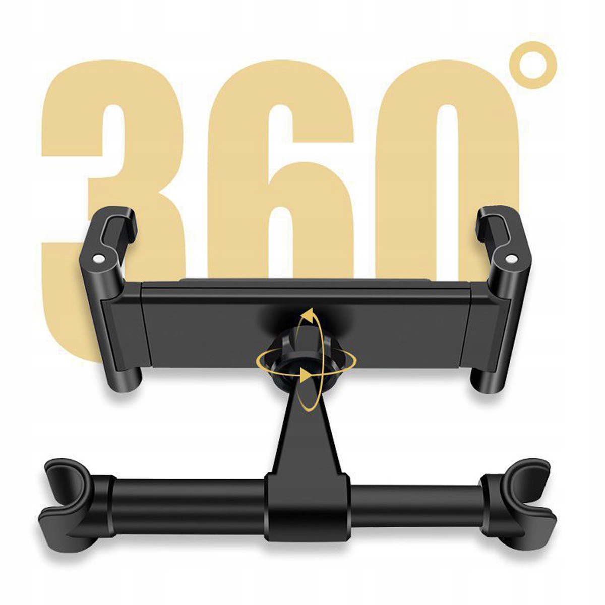 Obracający się uchwyt 360° – Idealny do rozrywki w samochodzie