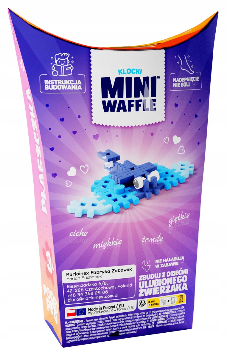 Innowacyjne kształty klocków Mini Waffle