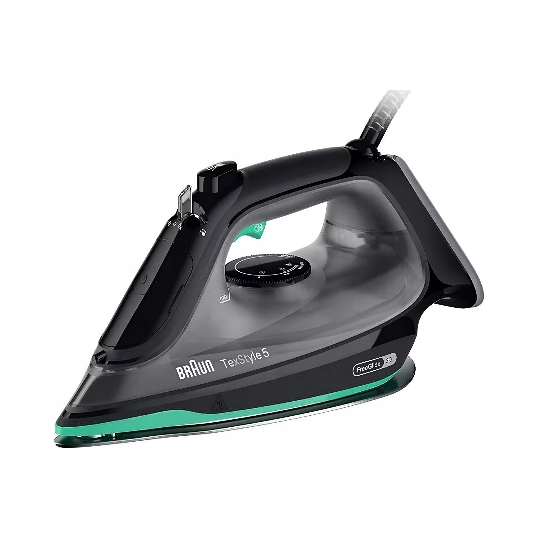 Żelazko parowe Braun TexStyle 5 SI5277GR – Efektywne prasowanie z technologią FreeGlide 3D