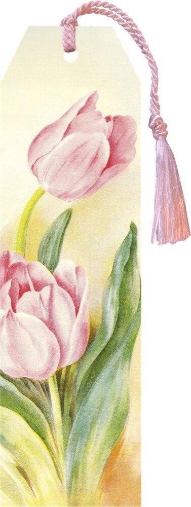 Zakładka 171 ze wstążką Tulipany – Elegancja w Twoim biurze