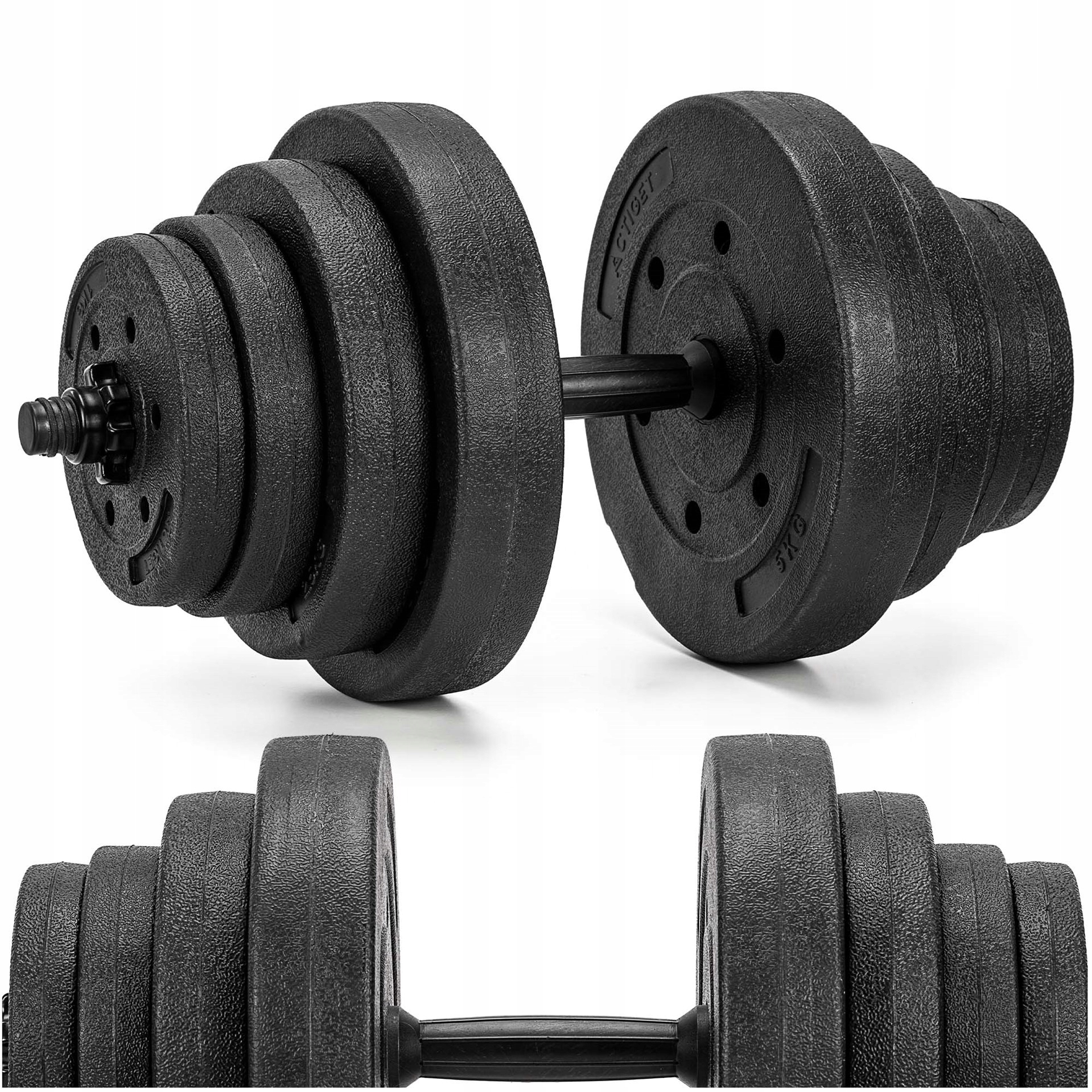 Zestaw obciążeń – różne talerze dla progresji treningu