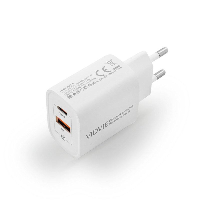 Dwa porty ładowania: USB A i USB C