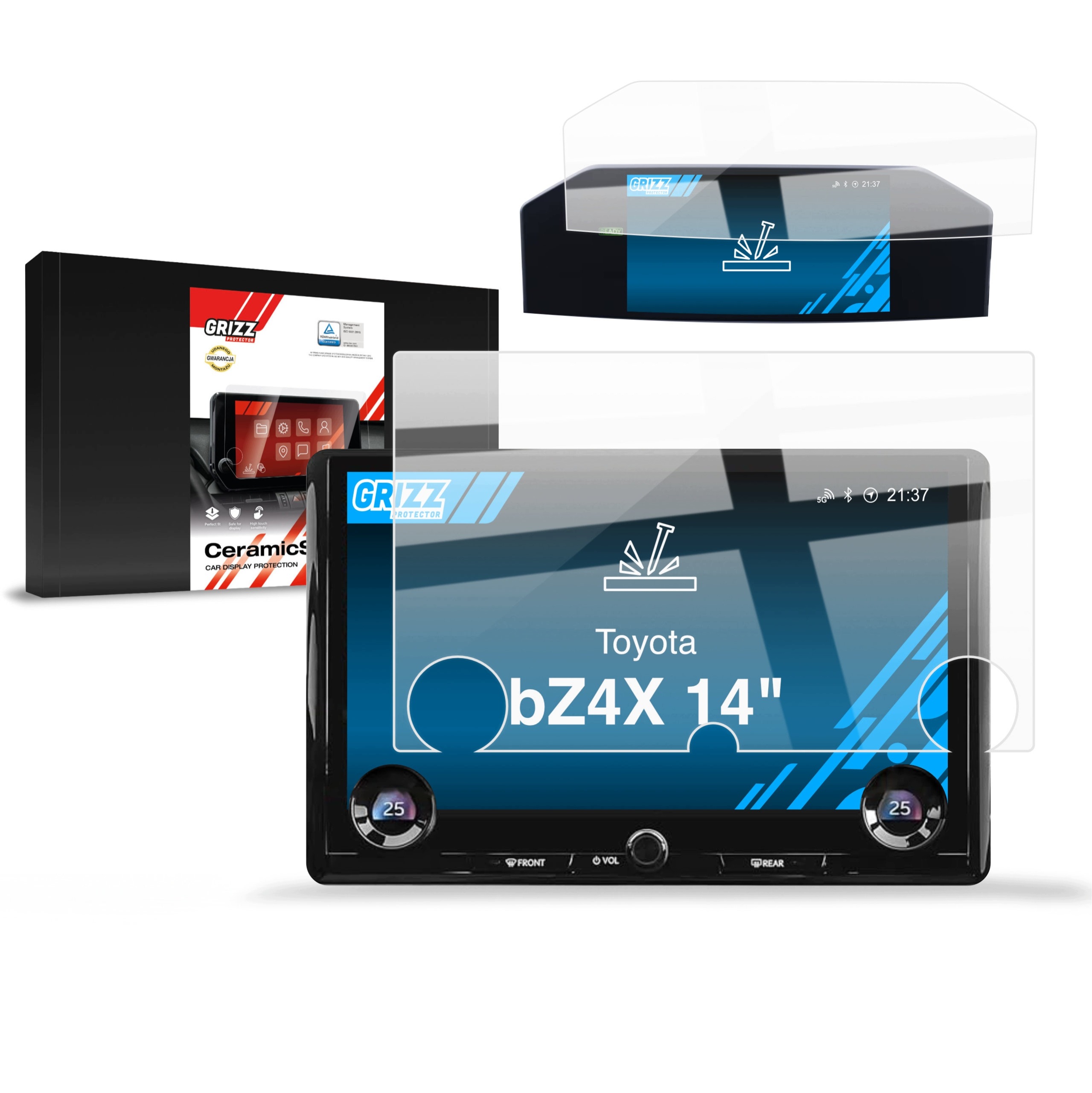 Folia ceramiczna CarDisplay Protection do Toyota bz4x 14