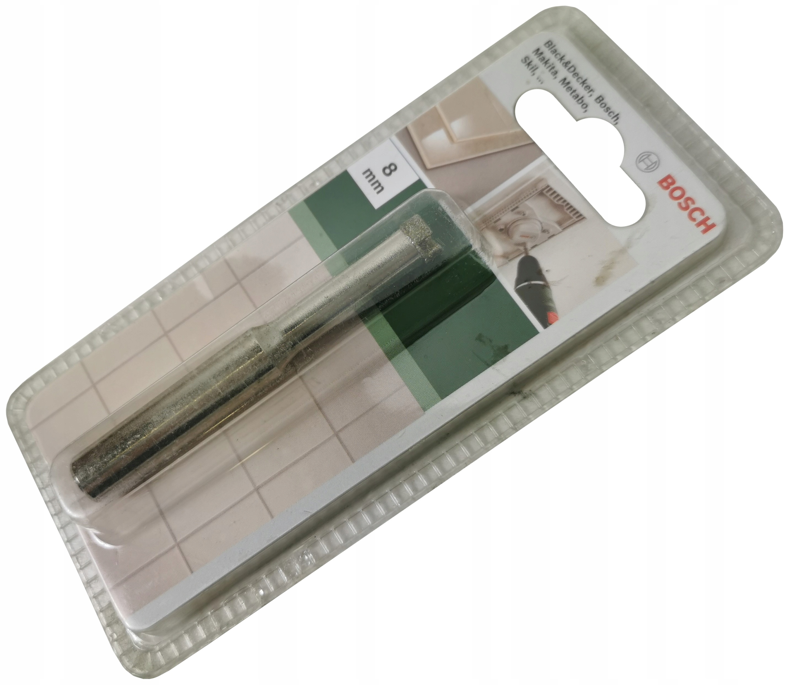 Standardowe wyposażenie – Diamentowa koronka wiertnicza 8 mm