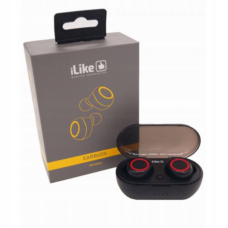 Bezprzewodowe Bluetooth Earbuds iLike IBE01 Black – Doskonałe brzmienie bez kabli