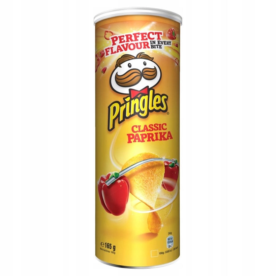Wyjątkowy smak papryki w chipsach Pringles