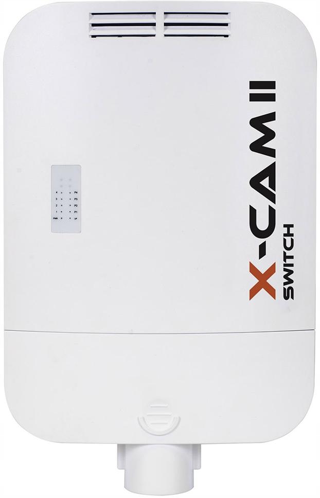 SWITCH POE CAMSAT X-CAM II Switch PoE+ 4F TX13 – Wydajność i niezawodność w zasilaniu kamer IP