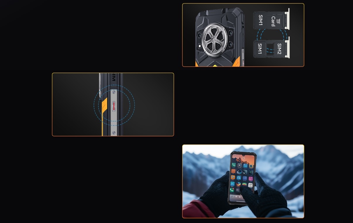 Duży ekran 6,88″ z odświeżaniem 120 Hz