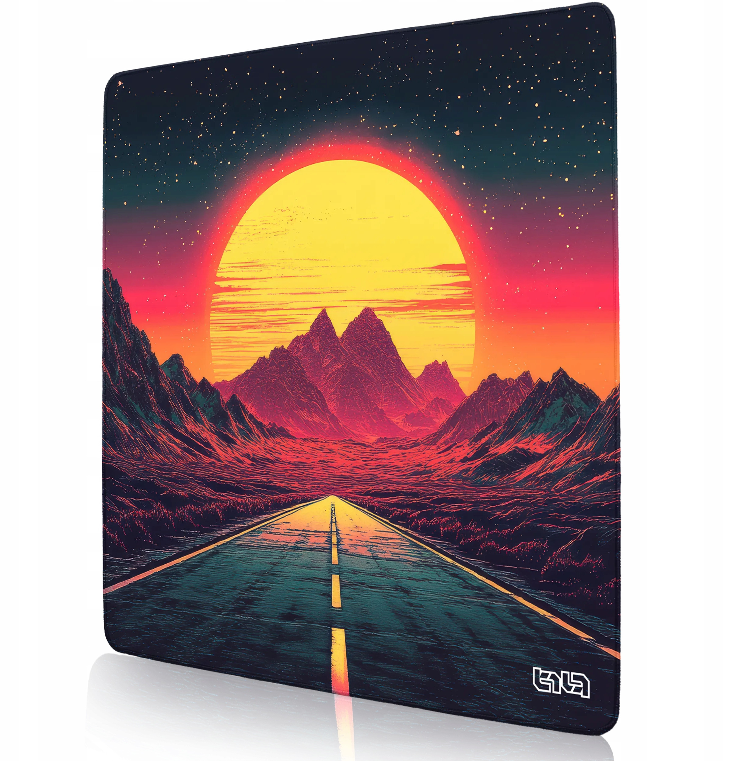 DUŻA PODKŁADKA POD MYSZKĘ Night Drive 30x30 TILT – Idealna dla graczy