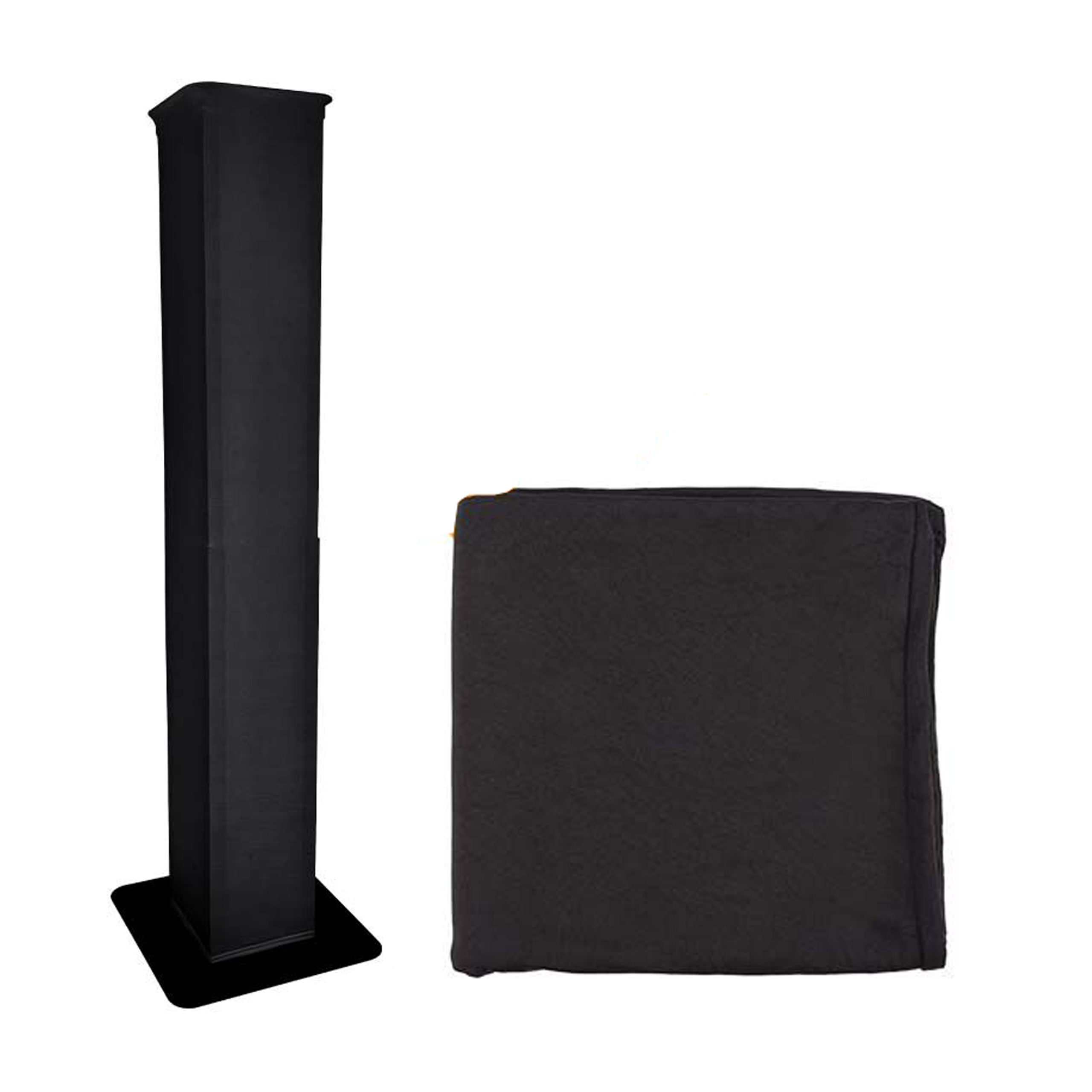 DNA Totem Tower Scrim BK – Elegancka osłona z czarnej lycry