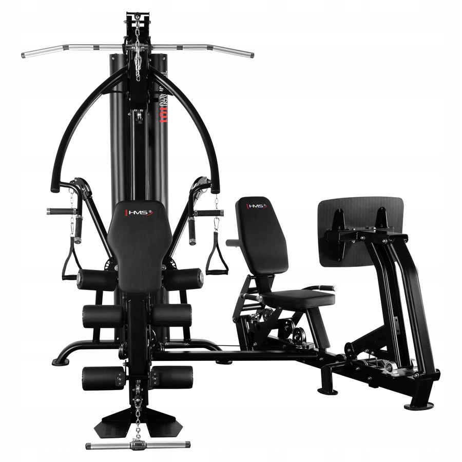 Wielofunkcyjność sprzętu – wyciąg górny, dolny i prasa do nóg