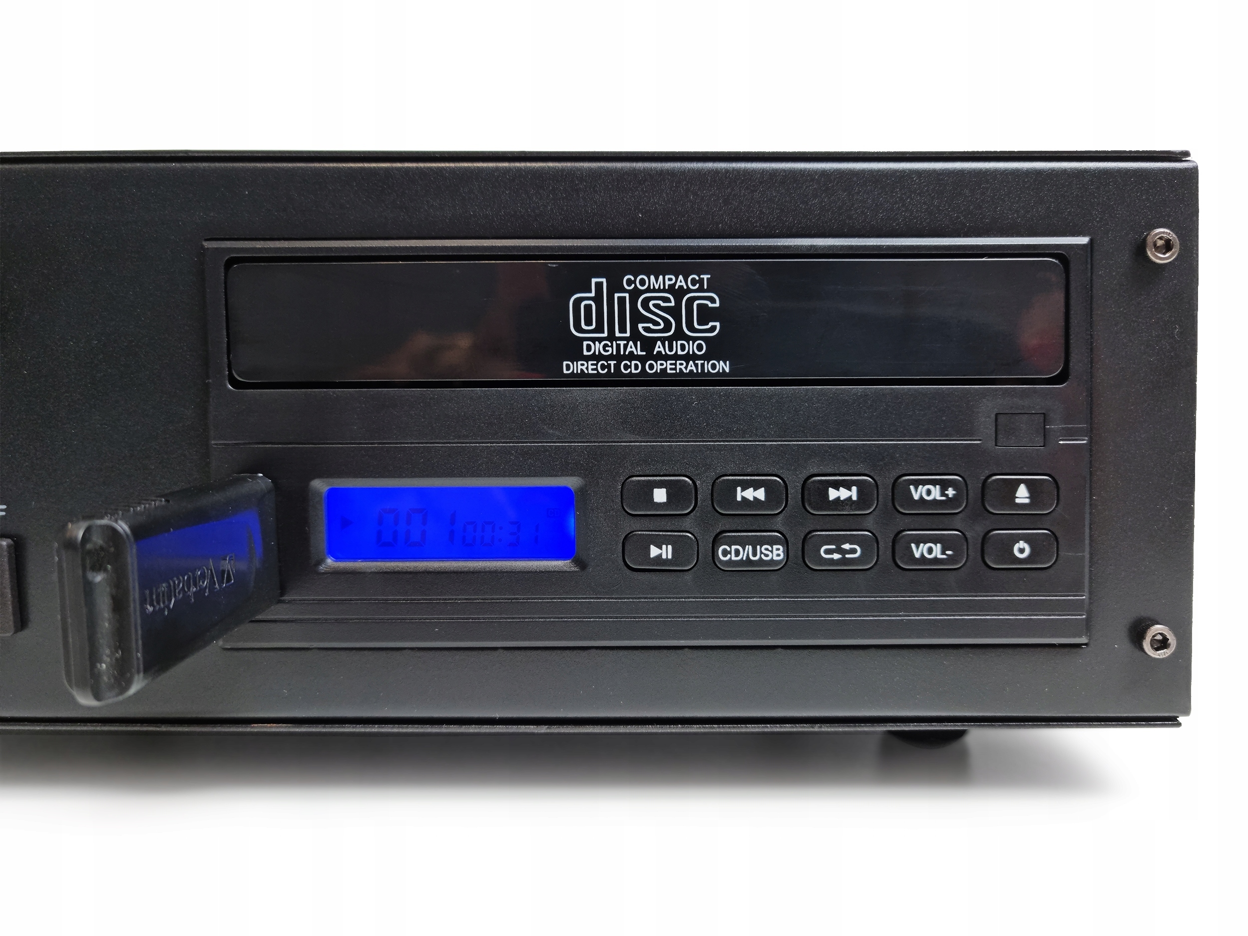 Wbudowany odtwarzacz MP3 CD/USB i wyświetlacz LCD