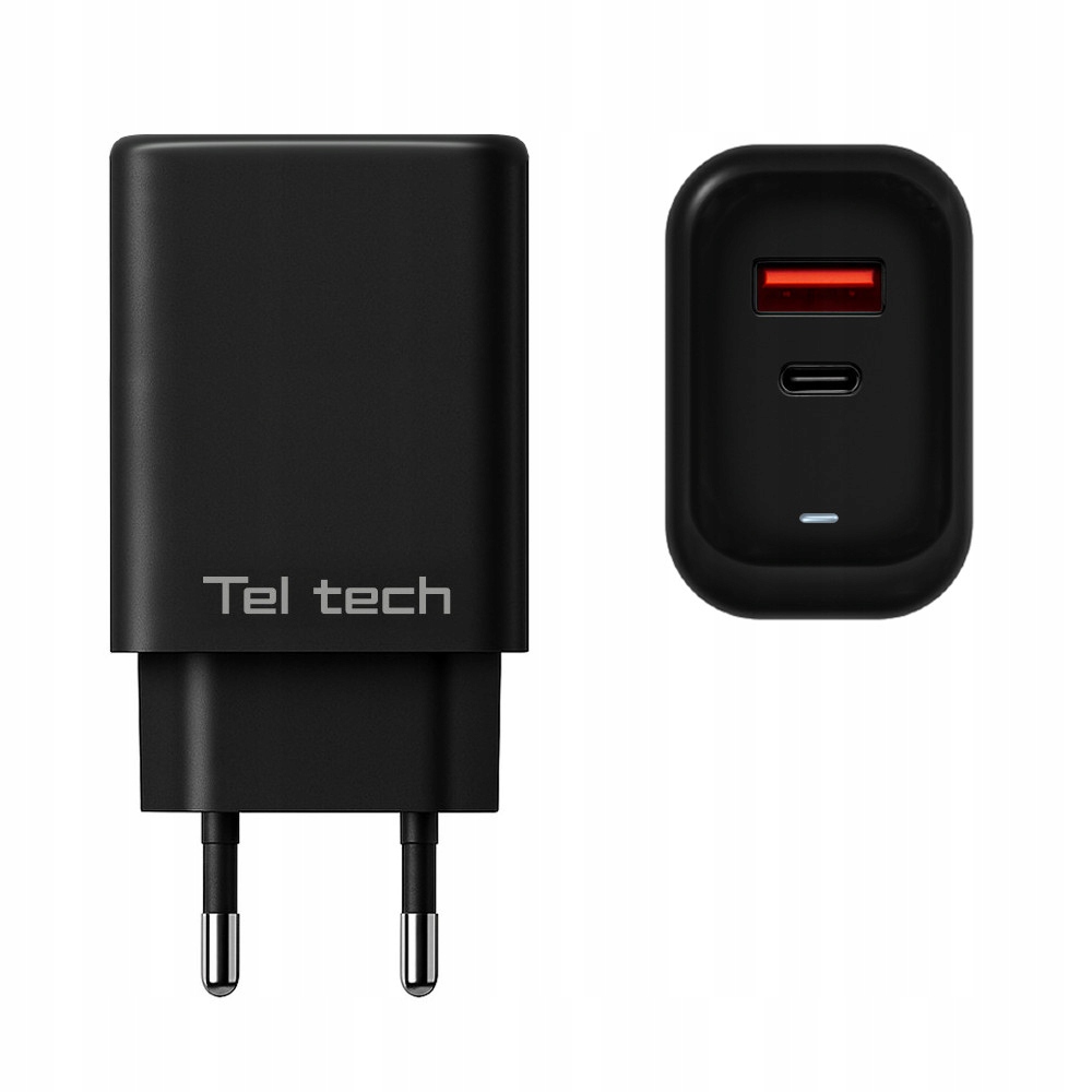 Dwa porty ładowania – USB-A i USB-C dla wygody