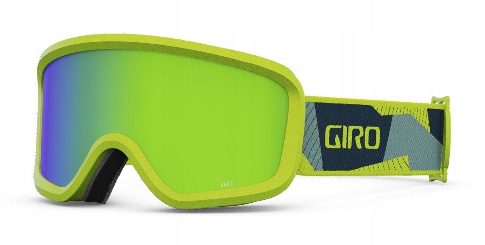 Gogle zimowe juniorskie GIRO CHICO 2.0 ANO LIME GEO CAMO – Komfort i ochrona na stoku