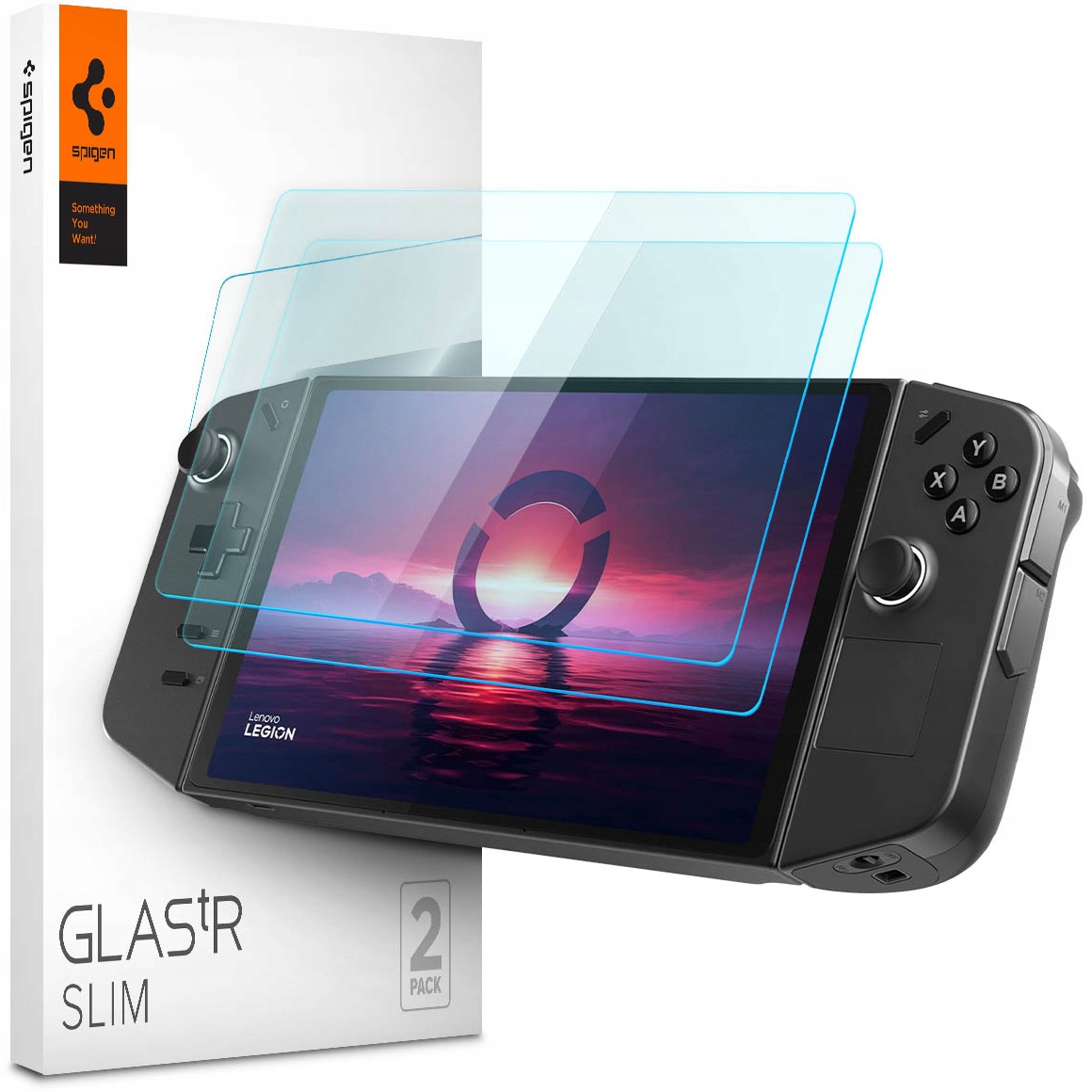 Spigen Glass tR Slim 2 Pack – Ochrona ekranu dla Lenovo Legion Go