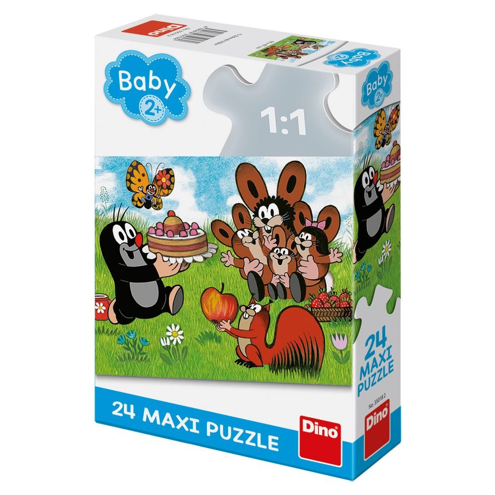 Puzzle Baby 24 Krecik Urodziny – Radosna zabawa dla najmłodszych