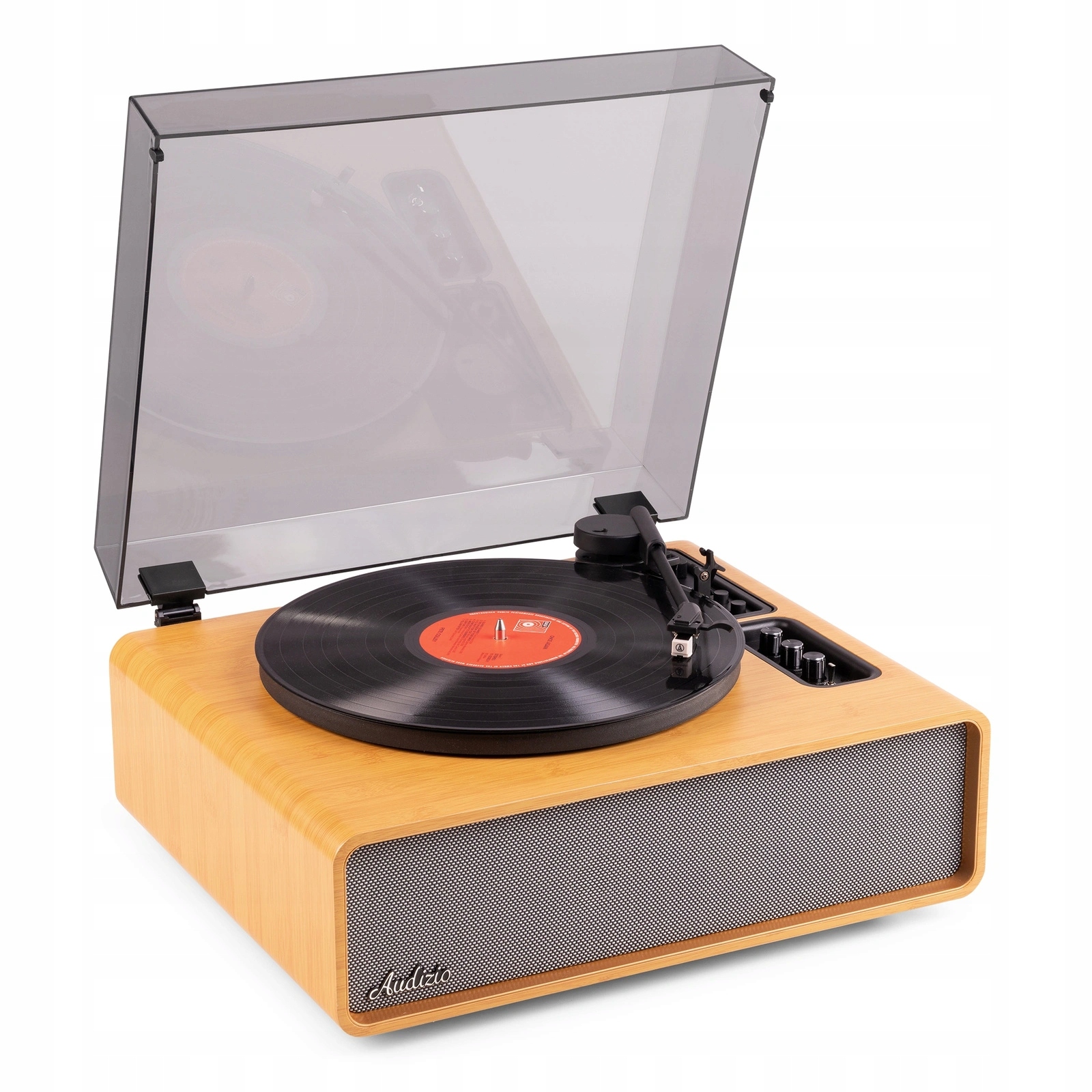 Gramofon HIFI Bluetooth Laredo jasnobrązowy Audizio – Muzyka w najlepszym wydaniu
