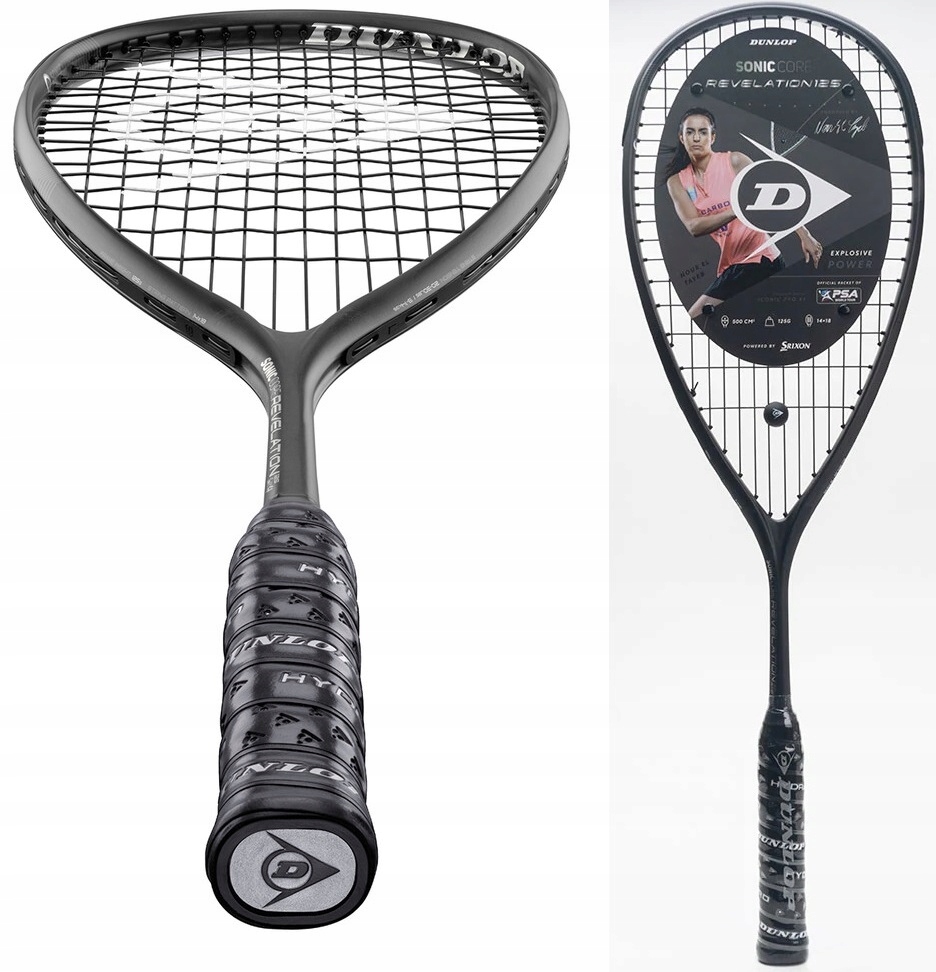 Rakieta do squasha Dunlop Sonic Core REVELATION 125g – Mistrzowska moc i precyzja