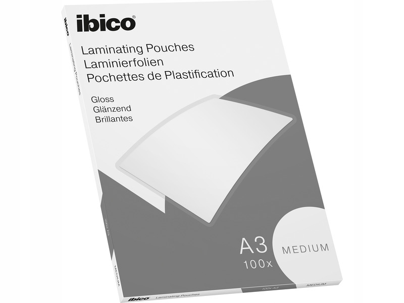 Folia IBICO Basics Medium A3 100szt – Doskonała ochrona dokumentów