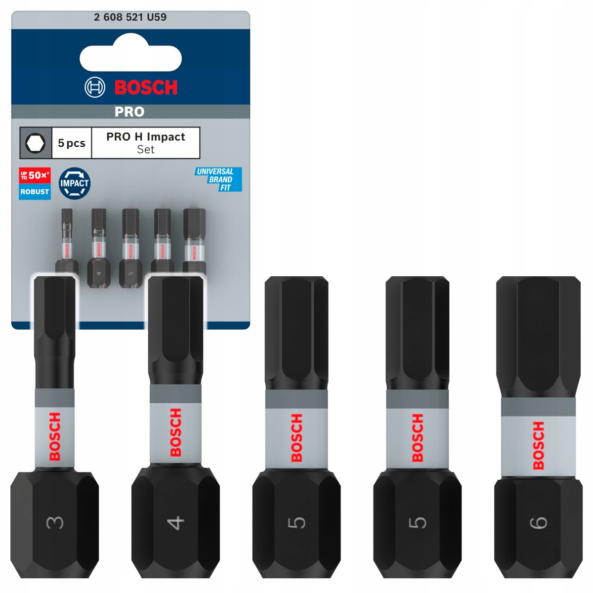 Końcówka wkręcająca PRO H Impact Set – Niezawodny zestaw do wkręcania