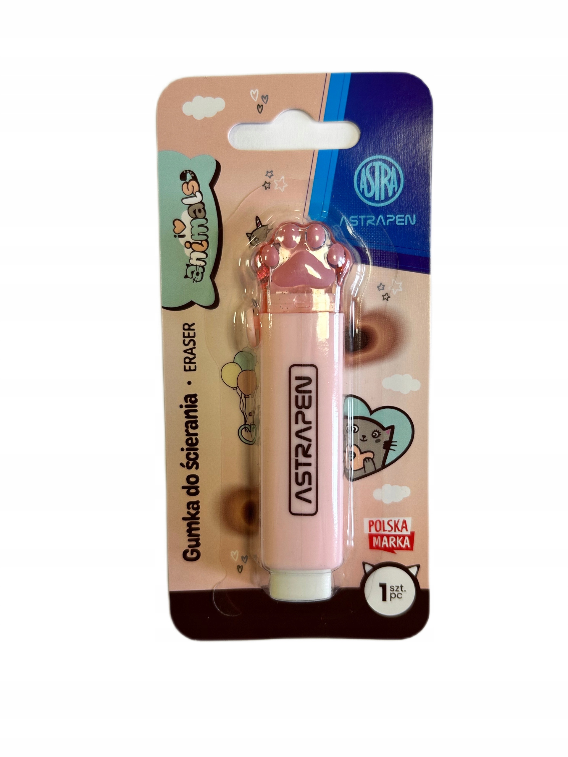 Gumka wysuwana Animals – Uroczy dodatek do biura
