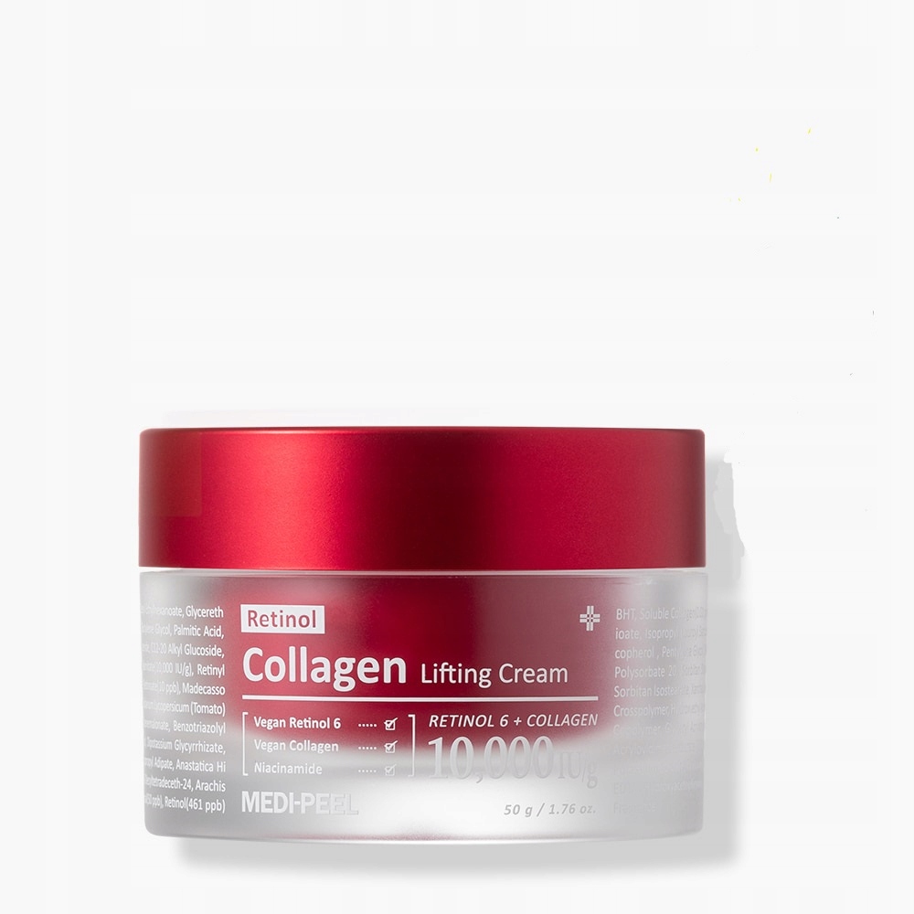CREAM Veido kremas su retinoliu i kolagenu Medi-Peel Retinol Collagen Lifting Kreminis – Odmłodzenie i modelowanie skóry