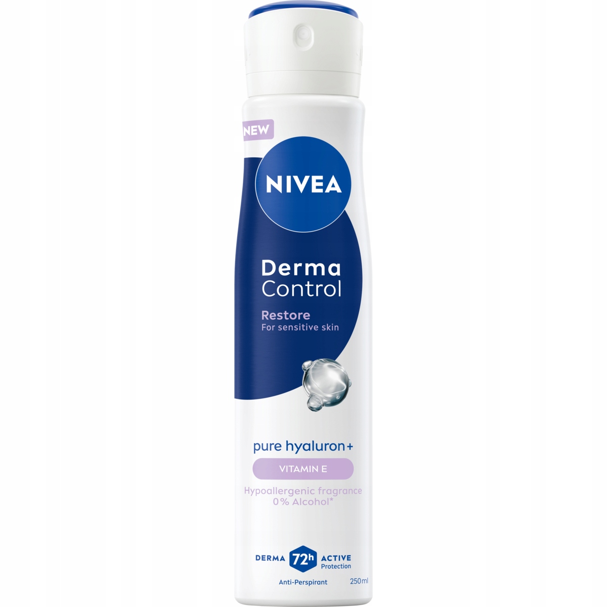 NIVEA Derma Control Restore – Damski antyperspirant w sprayu 250ml