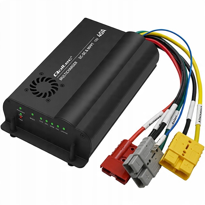 Automatyczna Ładowarka DC-DC 12V z regulatorem MPPT | 40A | LiFePO4 AGM GEL STD – Niezawodne źródło energii