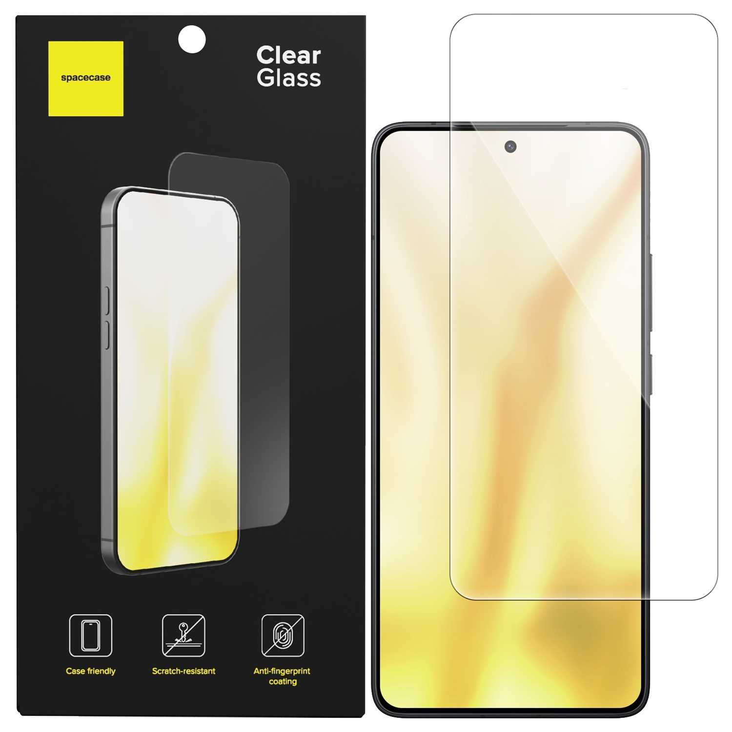 Szkło hartowane SPACECASE Glass Clear 2.5D do Poco F7 Pro/Ultra – Ochrona Twojego ekranu