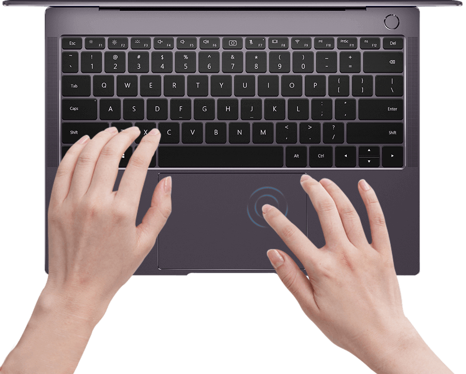 HUAWEI MateBook X Pro big and intuitive touchpad