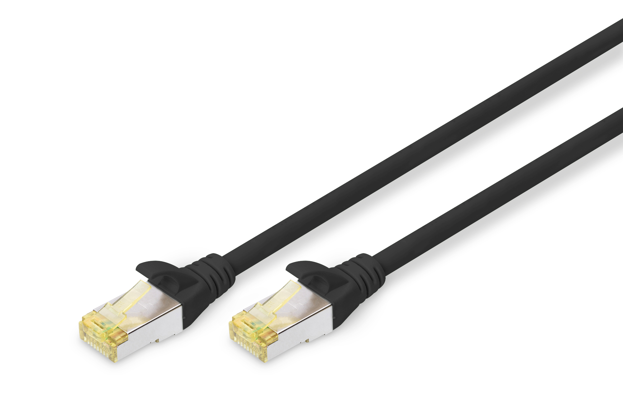 DIGITUS Kabel Patchcord S/FTP kat.6A czarny 1m – Wydajność i jakość połączenia