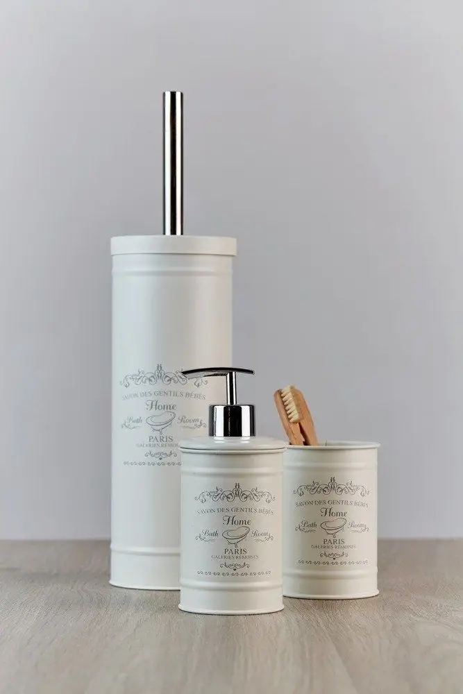 Stylowy zestaw łazienkowy w rustykalnym stylu