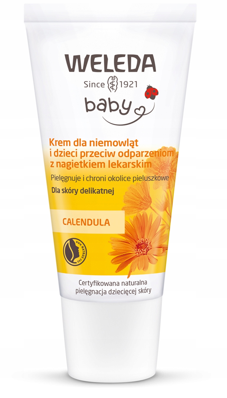 Krem przeciw odparzeniom Weleda Baby Calendula 30 ml – Delikatna pielęgnacja dla wrażliwej skóry