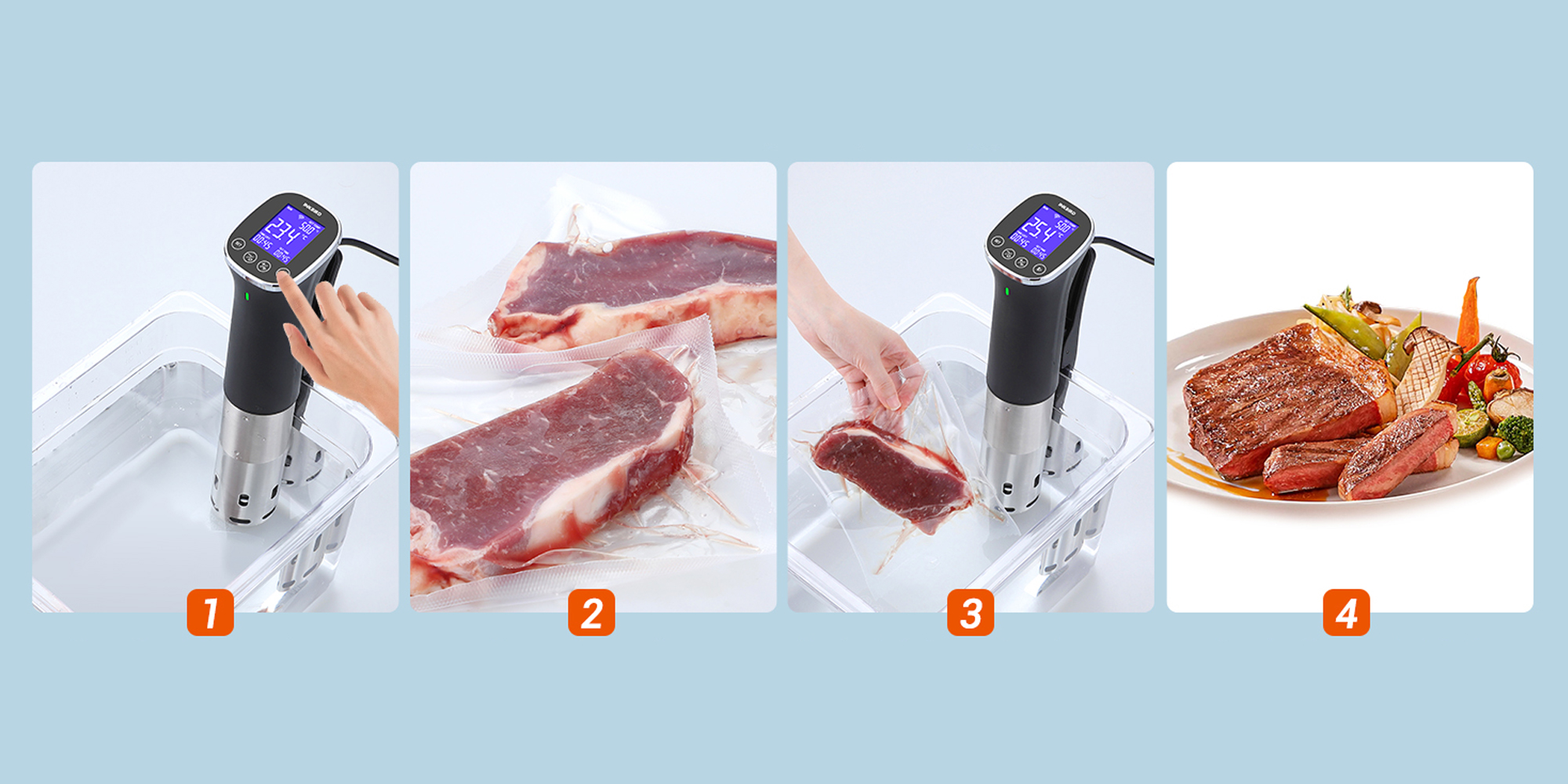 width=100% Cyrkulator Sous Vide Inkbird ISV-300W