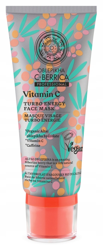 SIBERICA PROFESSIONAL Oblepikha C-Berrica Vitamin C Turbo Energy Face Mask – Energizująca maska do twarzy