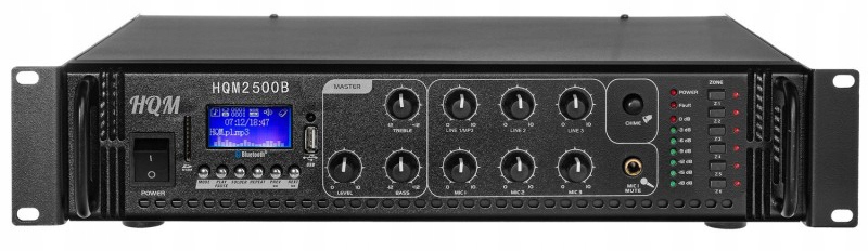 Wzmacniacz HQM2500BC - Profesjonalna moc 500W dla Twojego systemu audio