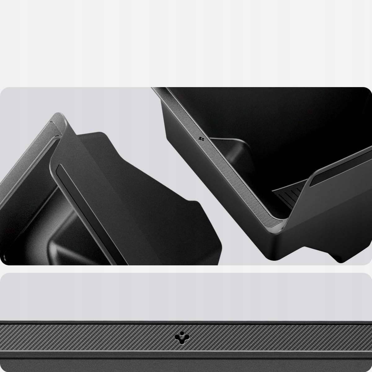 Wymiary i materiały użyte w Spigen Tesla Trunk Organizer