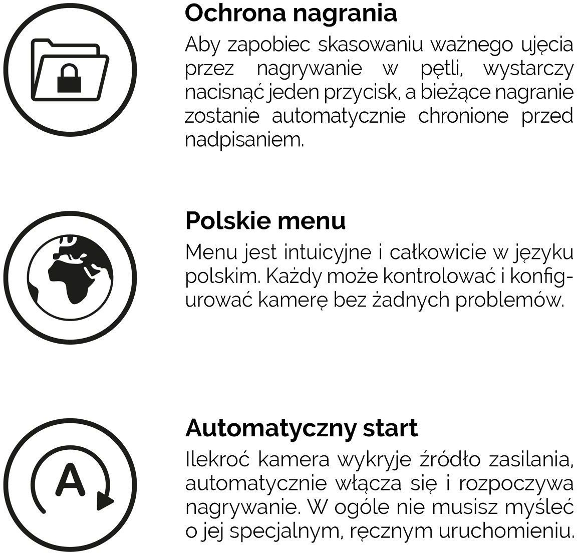 Ma wszystko, co powinna posiadać odpowiednia kamera samochodowa