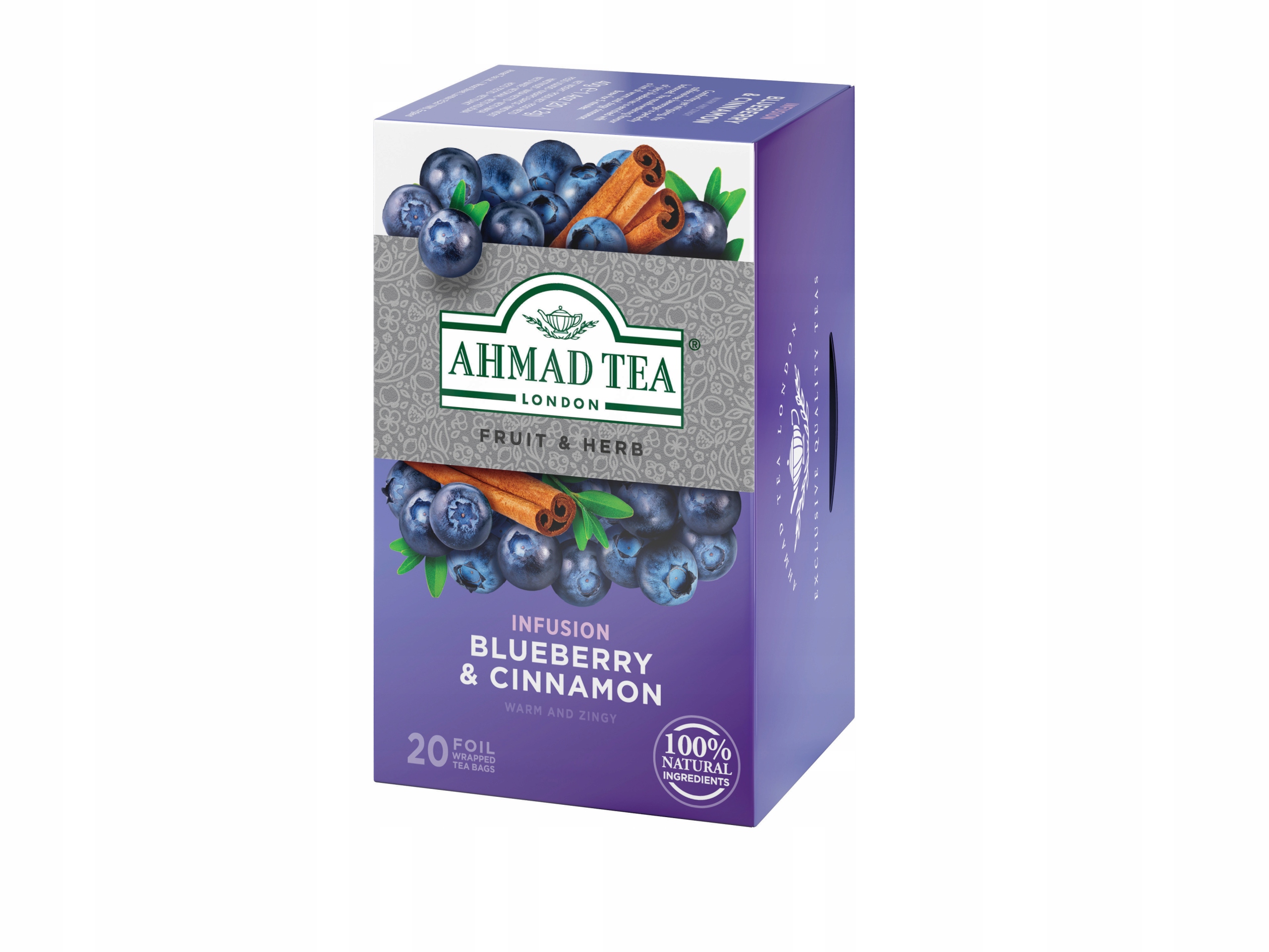 Ahmad Tea Blueberry & Cinnamon – Owocowa herbata na każdą porę