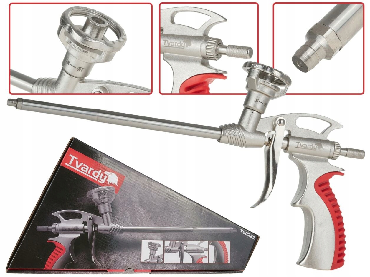 Pistolet do pianki samoczyszczący NO-CLEAN – Wygoda i efektywność w jednym