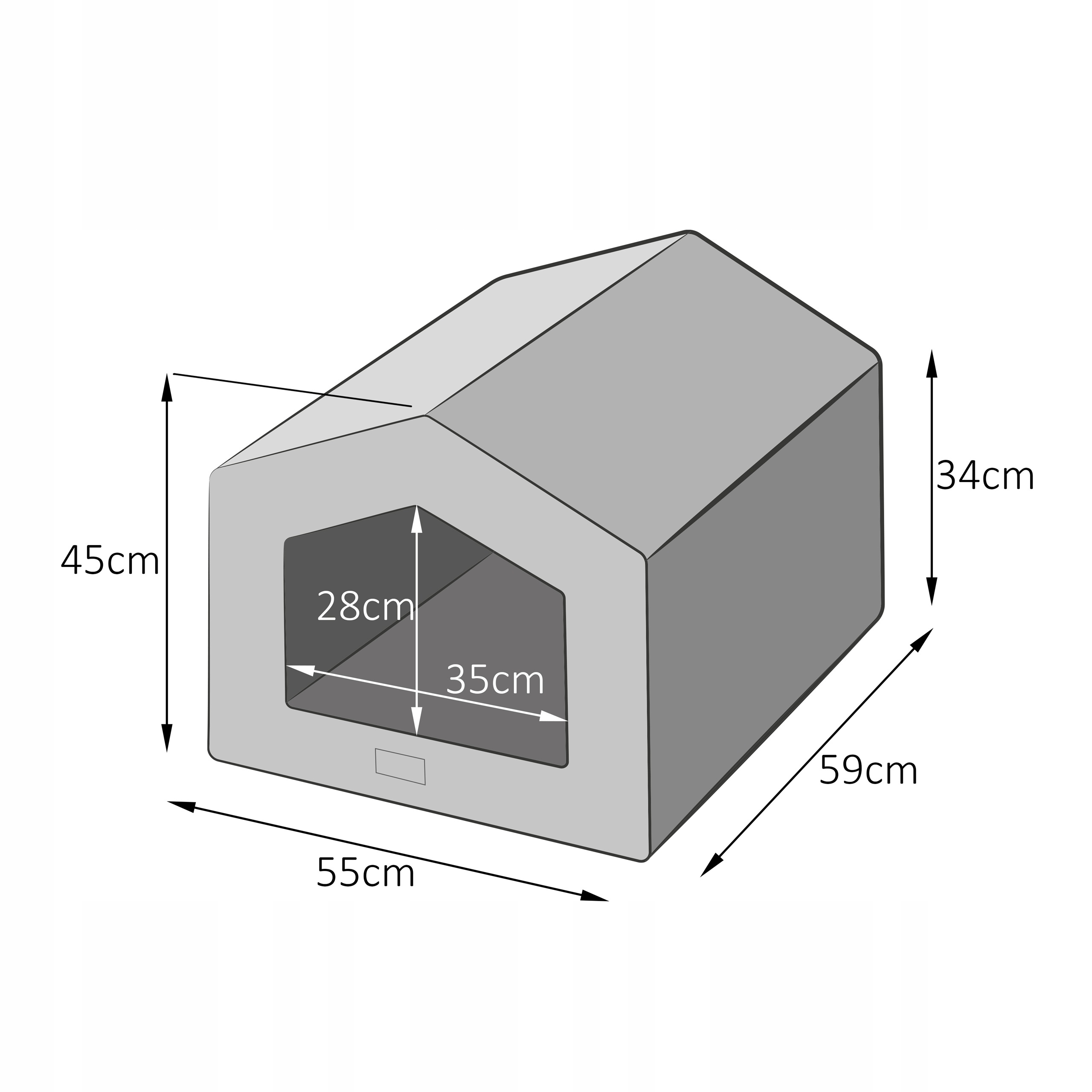 Komfortowy wypełniony poduszka dla psa