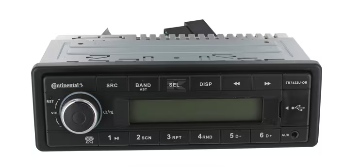 Tuner FM RDS Continental TR7422U-OR – Doskonałe brzmienie w Twoim pojeździe