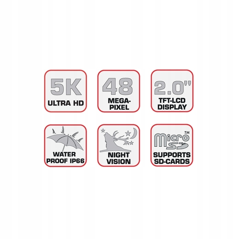 Wysoka rozdzielczość 48 MP i nagrywanie wideo 5K