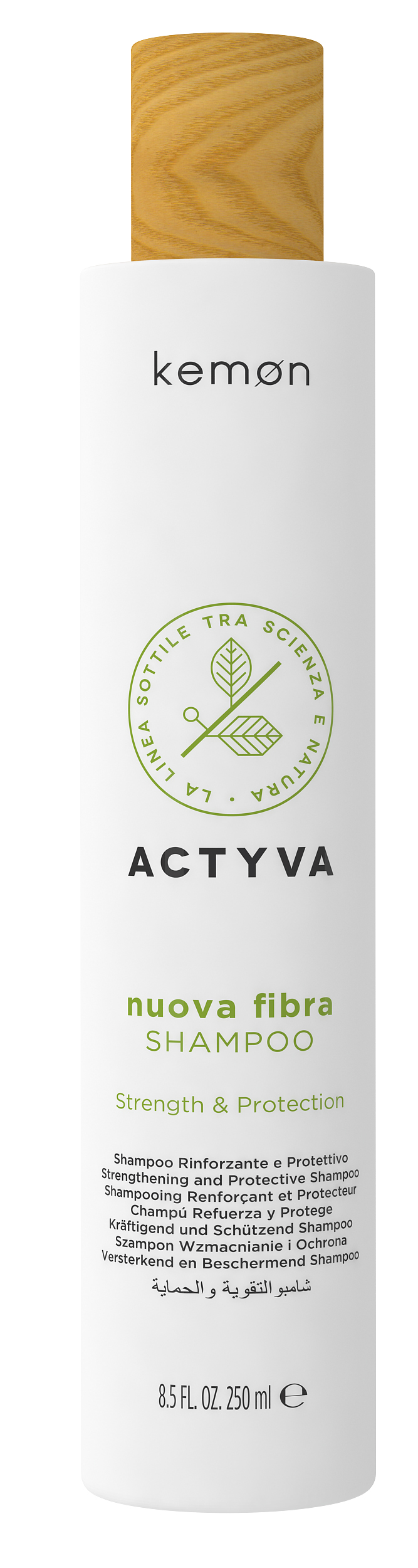 Kemon Actyva Nuova Fibra Szampon 250 ml – Odbudowa i nawilżenie dla Twoich włosów